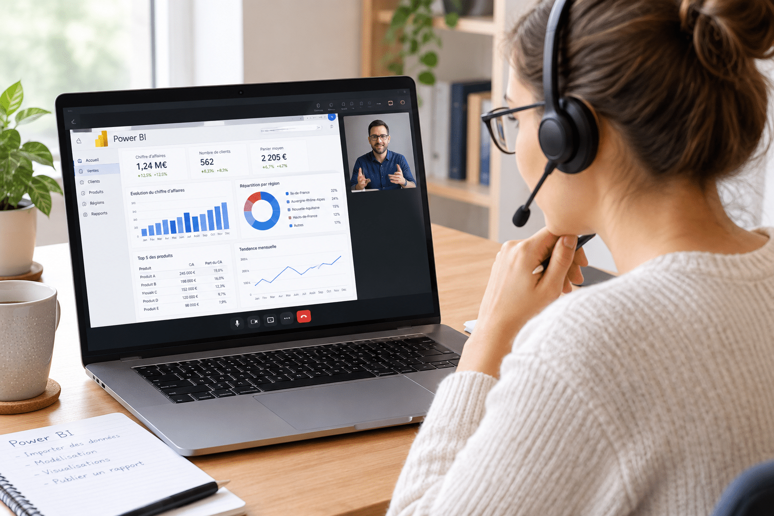 Formation Power BI visio